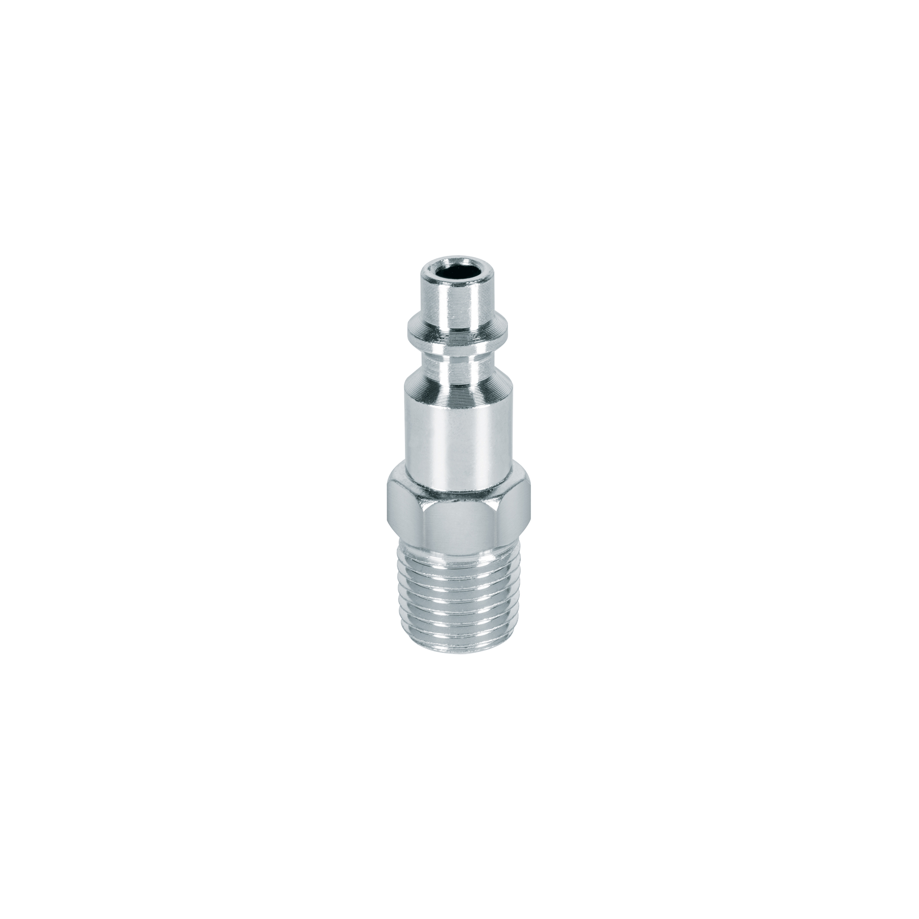 Conector rápido de acero, macho, cuerda 1/4' NPT, PRETUL - Imagen 2