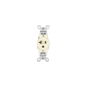 Alternative view of Contacto sencillo, 2 polos 3 hilos, 20 A, Standard, marfil