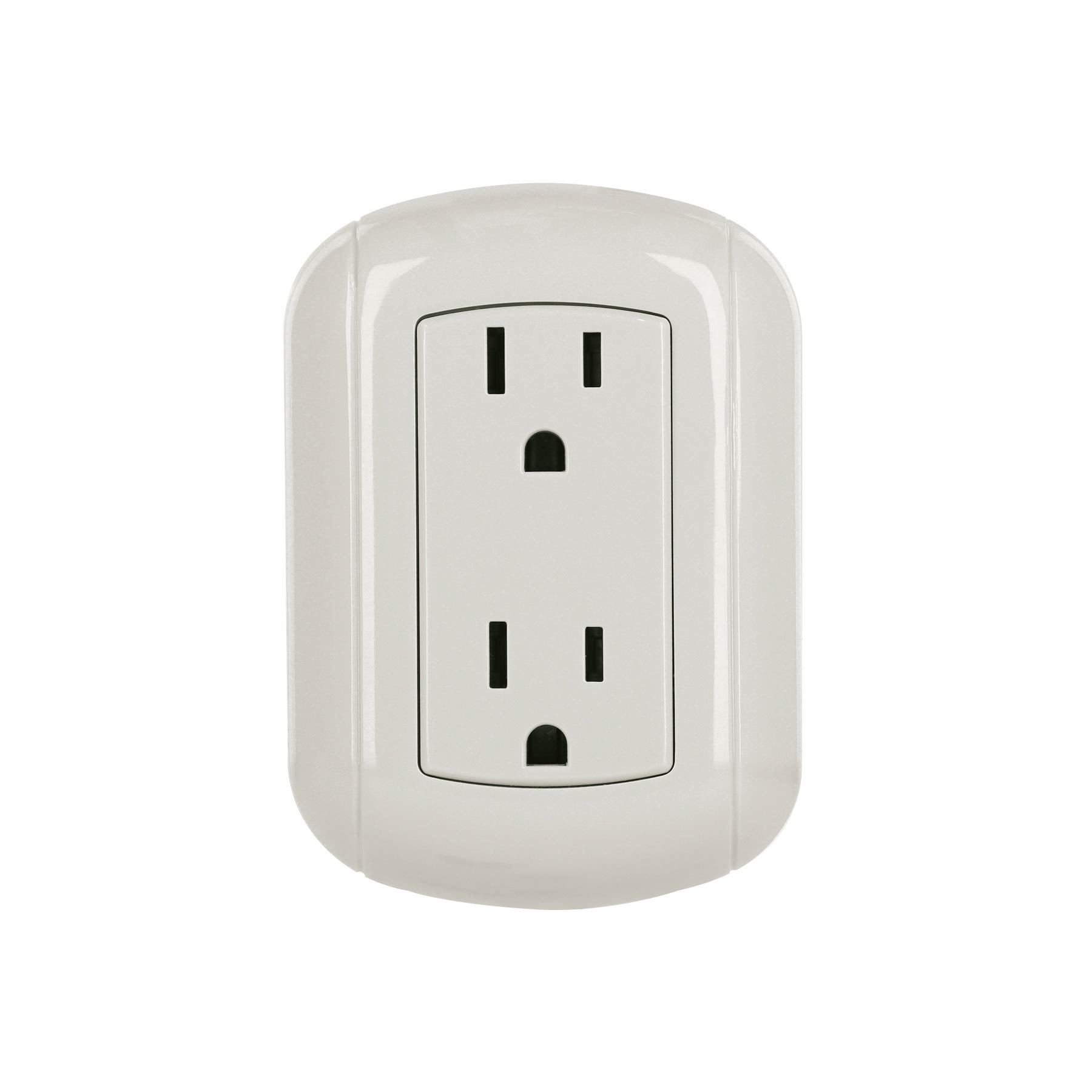Contacto de sobreponer dúplex 2 polos+ tierra, ABS, VOLTECK - Imagen 2