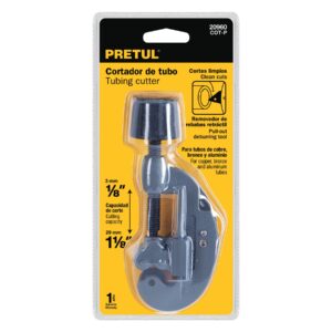 Cortador de tubo de cobre 1/8' a 1-1/8' cuchilla 17mm PRETUL - Imagen 5
