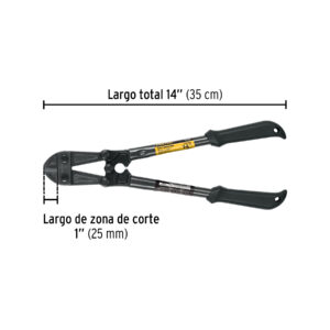 Cortapernos 14', mango tubular, PRETUL - Imagen 3