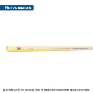 Alternative view of Tubo de 3/4' CPVC hidráulico RD 13.5, 3m, 0.5kg, FOSET