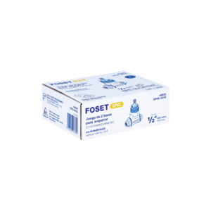 Juego de 2 llaves de empotrar CPVC 1/2' para regadera, FOSET - Imagen 4