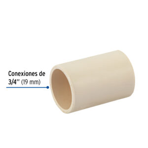 Cople de CPVC de 3/4', FOSET - Imagen 3