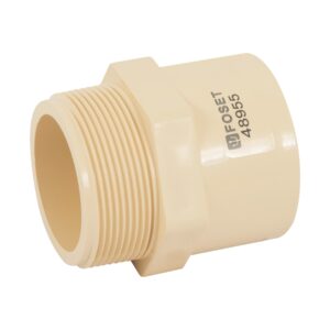 Conector macho CPVC 2', FOSET - Imagen 2