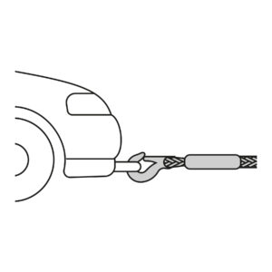 Cuerda con ganchos para remolque, 22 mm x 3.5 m, TRUPER - Imagen 5