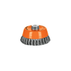 Alternative view of Carda copa 5' alambre trenzado grueso, eje 5/8'-11, TRUPER