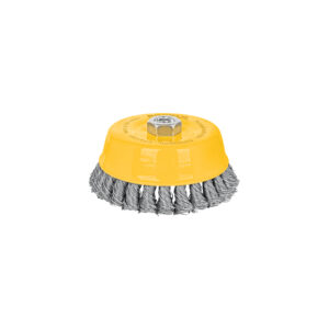 Alternative view of Carda copa 5' alambre trenzado grueso, eje 5/8'-11, PRETUL