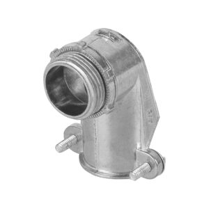 Alternative view of Conector curvo 3/4' para tubo flexible metálico, VOLTECK