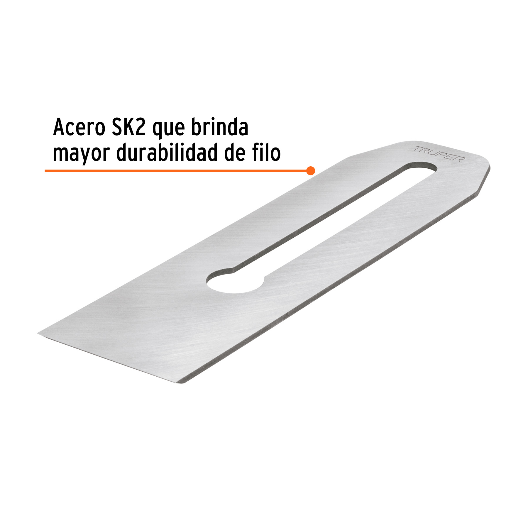 Cuchilla para cepillo de carpintero # 4 y # 5, TRUPER - Imagen 4