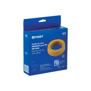 Cuello de cera sin guía para WC, robusto, 250 g, FOSET - Imagen 4