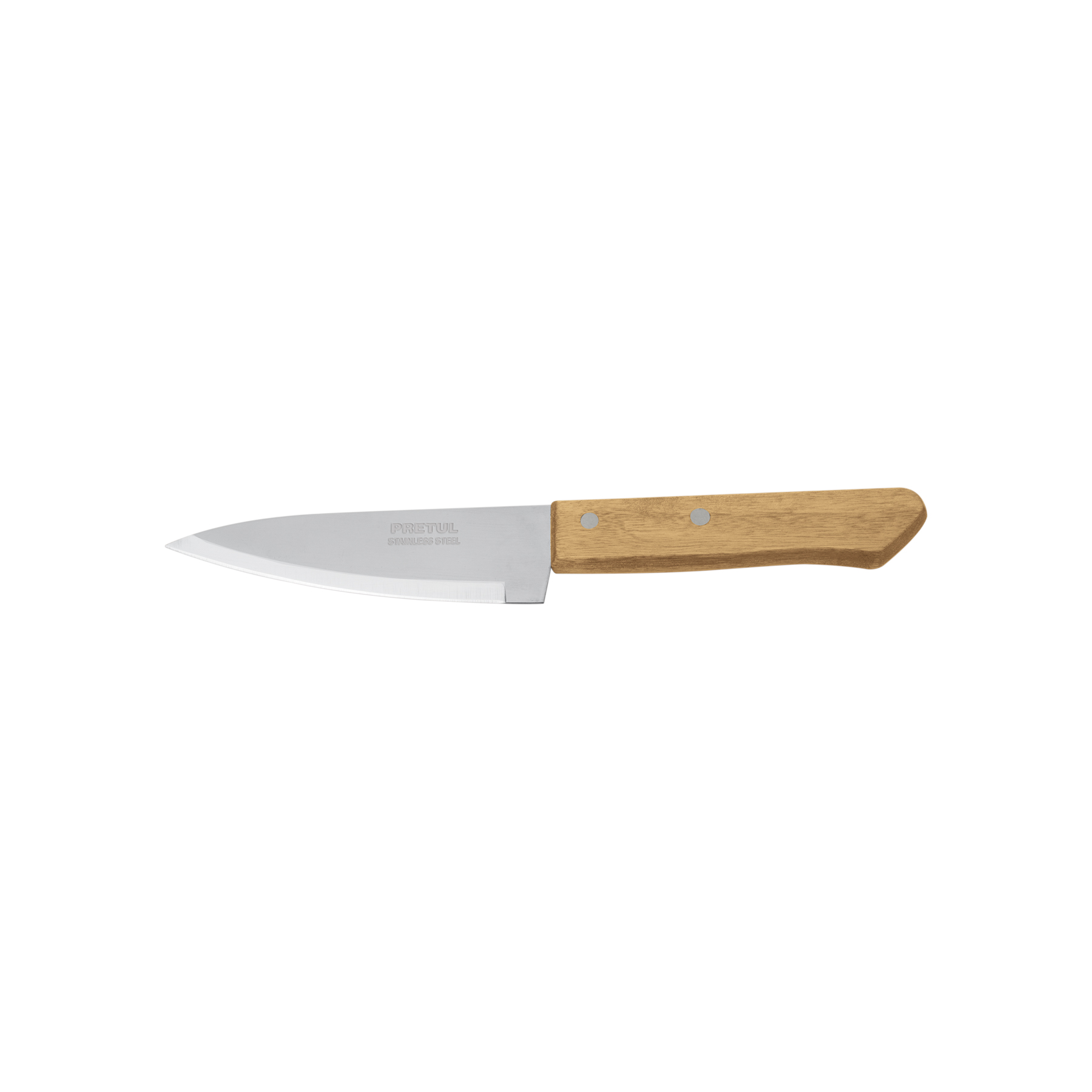 Cuchillo de chef 5' mango de madera, PRETUL - Imagen 2