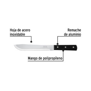 Cuchillo cebollero 8' mango de polipropileno, PRETUL - Imagen 3