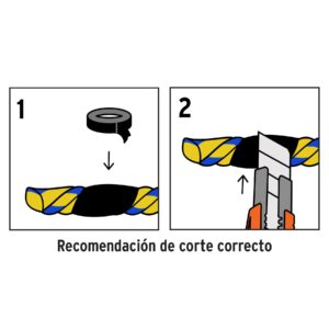 Kilo de cuerda amarilla de polipropileno 8mm, carrete 20kg - Imagen 4