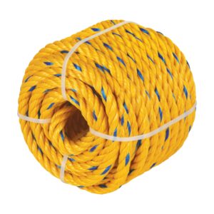 Kilo de cuerda amarilla de polipropileno 11 mm, rollo 1kg - Imagen 2
