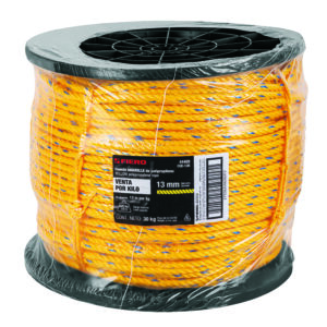 Kilo de cuerda amarilla de polipropileno 13mm, carrete 30kg - Imagen 6
