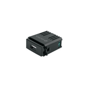 Módulo USB, línea Italiana, color negro, VOLTECK - Imagen 2