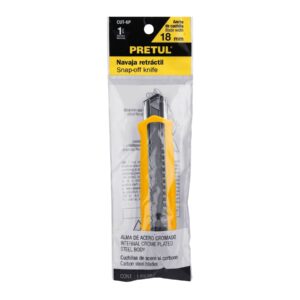 Cutter 18 mm plástico con alma metálica, PRETUL - Imagen 4