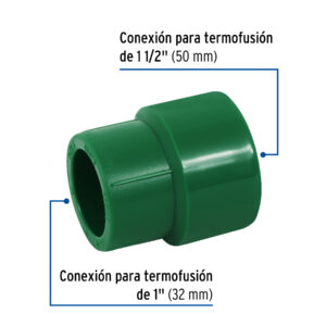 Reducción de PPR 1-1/2' x 1', FOSET - Imagen 3