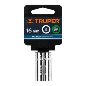 Dado de 16 mm, 12 puntas, cuadro 1/2', TRUPER - Imagen 5