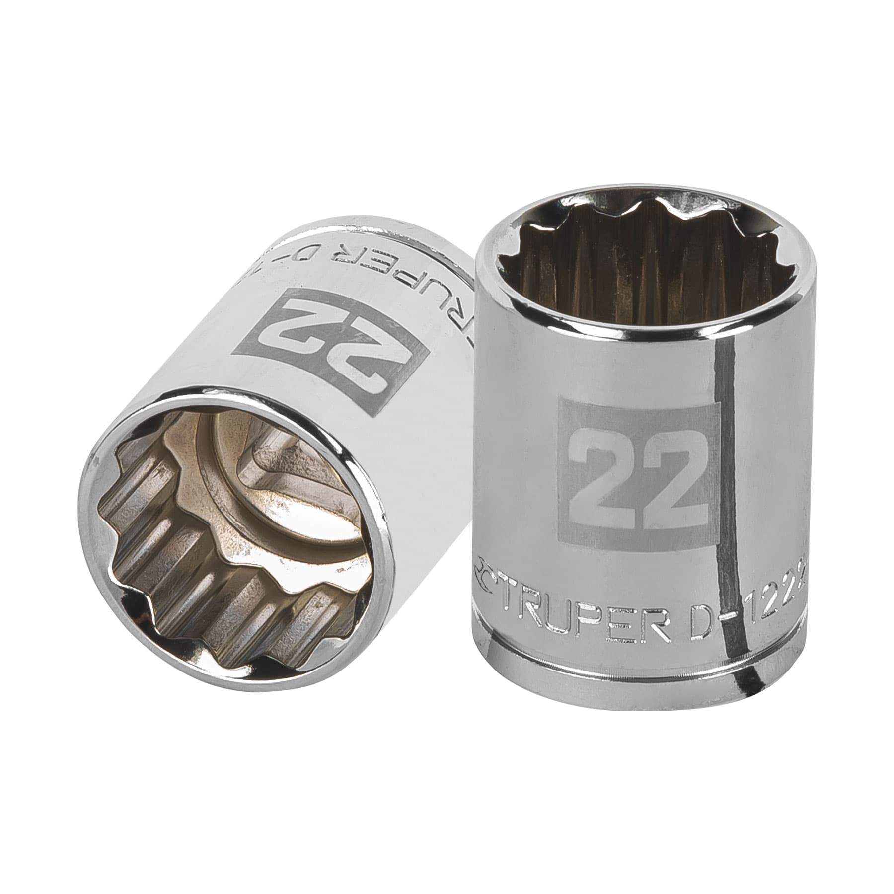 Dado de 22 mm, 12 puntas, cuadro 1/2', TRUPER - Imagen 2