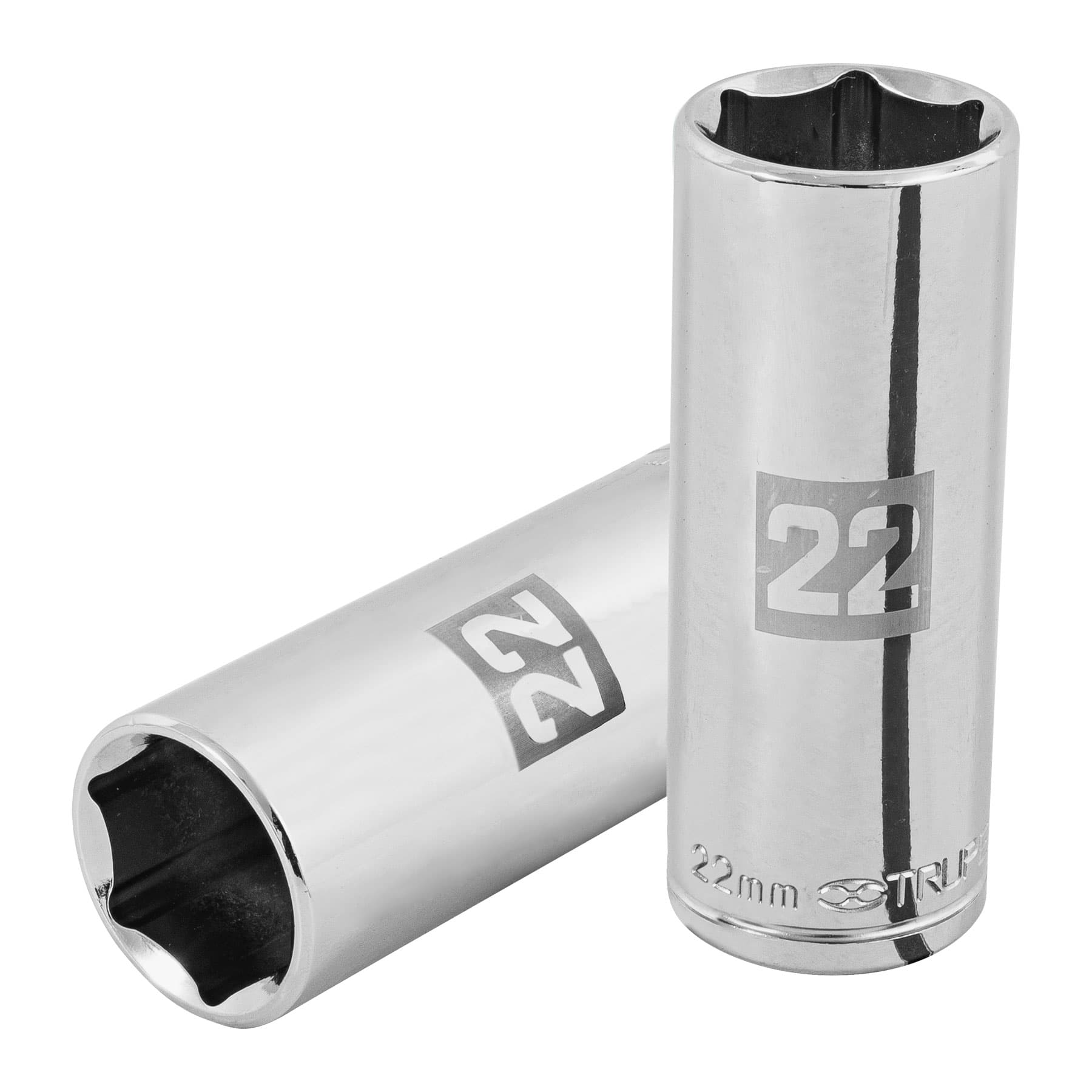 Dado largo de 22 mm, 6 puntas, cuadro 1/2', TRUPER - Imagen 2