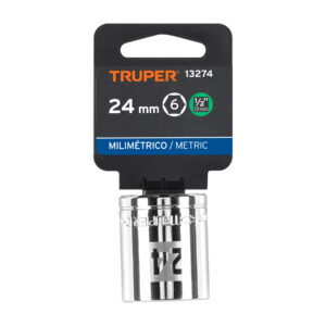 Dado de 24 mm, 6 puntas, cuadro 1/2', TRUPER - Imagen 5