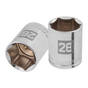 Alternative view of Dado de 26 mm, 6 puntas, cuadro 1/2', TRUPER