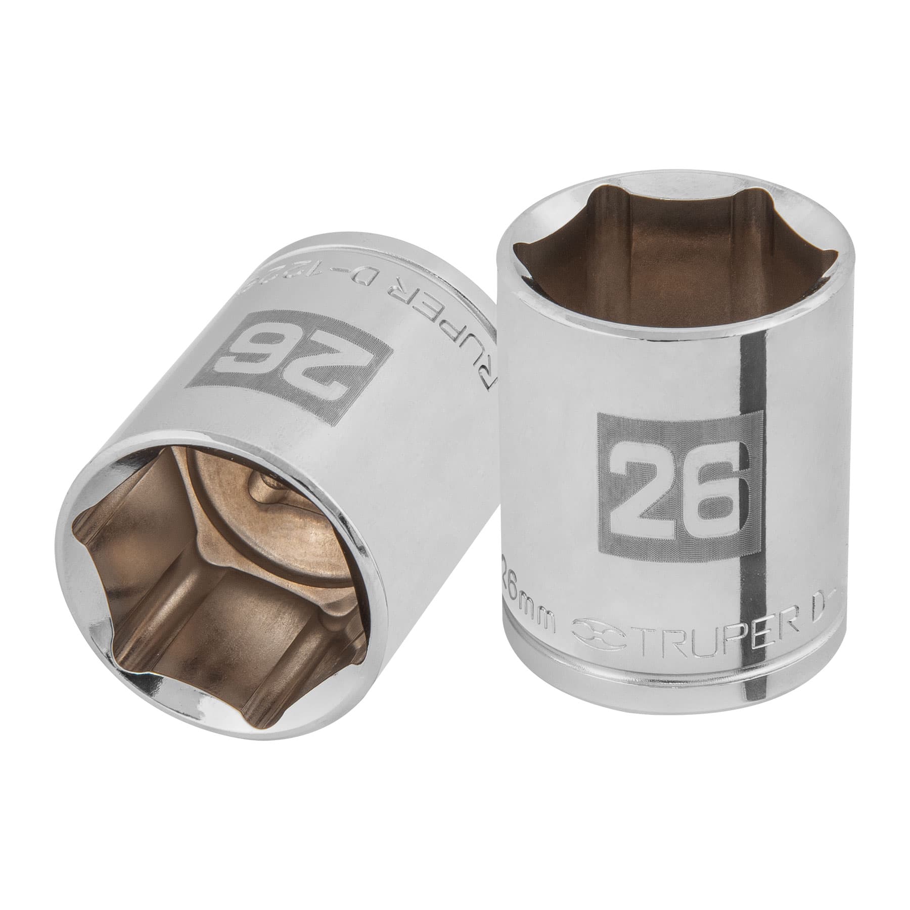 Dado de 26 mm, 6 puntas, cuadro 1/2', TRUPER - Imagen 2