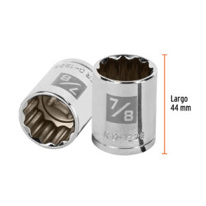 Dado de 7/8', 12 puntas, cuadro 1/2', TRUPER - Imagen 4