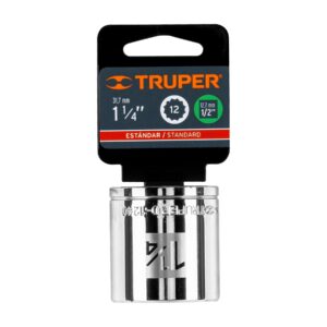 Dado de 1-1/4', 12 puntas, cuadro 1/2', TRUPER - Imagen 5