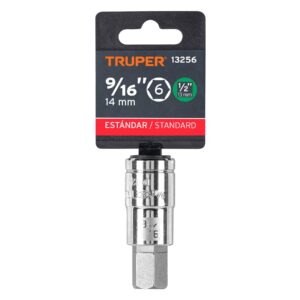Dado punta hexagonal de 9/16', cuadro 1/2', TRUPER - Imagen 5