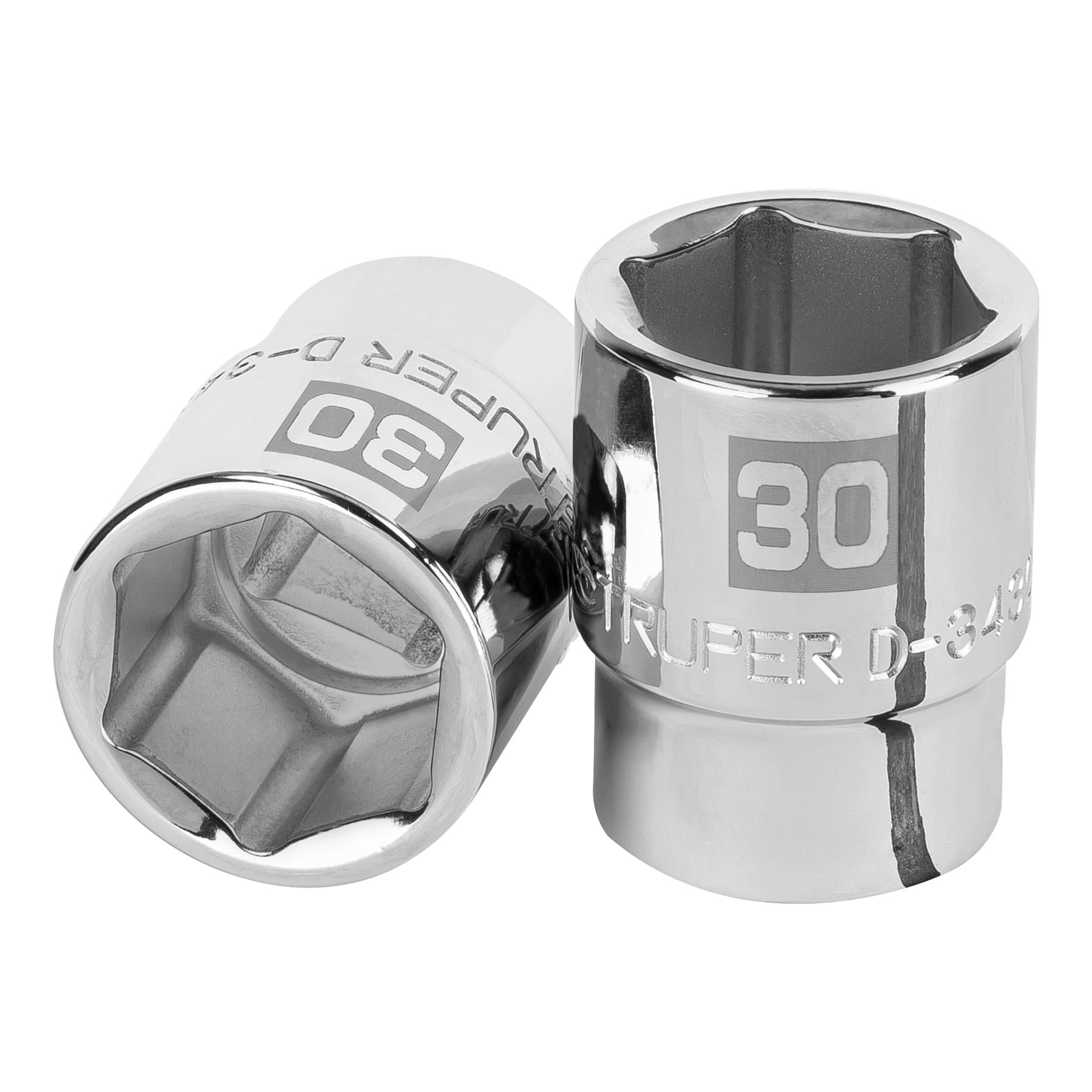 Dado de 30 mm, 6 puntas, cuadro 3/4', TRUPER - Imagen 2
