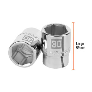 Dado de 30 mm, 6 puntas, cuadro 3/4', TRUPER - Imagen 4