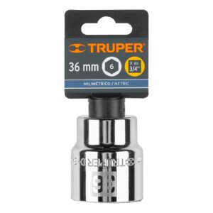 Dado de 36 mm, 6 puntas, cuadro 3/4', TRUPER - Imagen 5