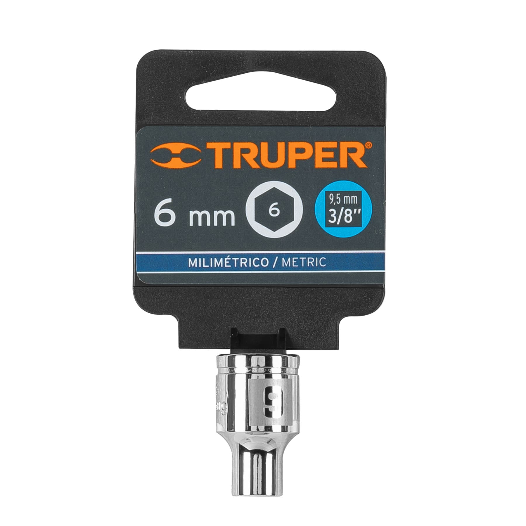 Dado de 6 mm, 6 puntas, cuadro 3/8', TRUPER - Imagen 5