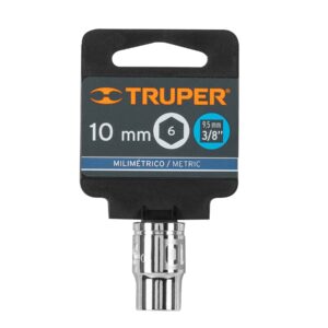 Dado de 10 mm, 6 puntas, cuadro 3/8', TRUPER - Imagen 5