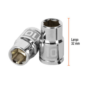 Dado de 10 mm, 6 puntas, cuadro 3/8', TRUPER - Imagen 4