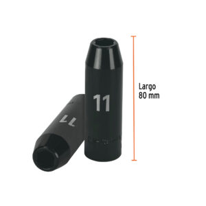 Dado largo cuadro 1/2' de impacto 6 puntas de 11 mm, TRUPER - Imagen 4