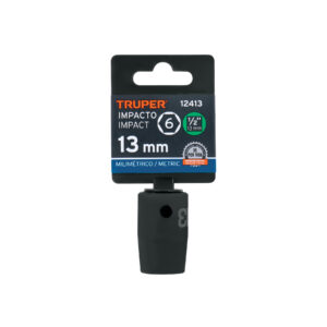 Dado cuadro 1/2' de impacto 6 puntas de 13 mm, TRUPER - Imagen 5