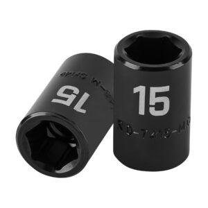 Alternative view of Dado cuadro 1/2' de impacto 6 puntas de 15 mm, TRUPER
