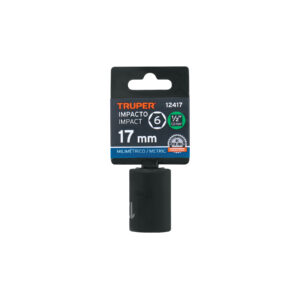 Dado cuadro 1/2' de impacto 6 puntas de 17 mm, TRUPER - Imagen 5