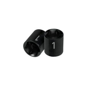 Dado de impacto de 1', 6 puntas, cuadro 1/2', TRUPER