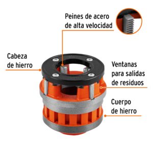 Dado de 1-1/4' para tarrajas T-852X, TRUPER EXPERT - Imagen 3