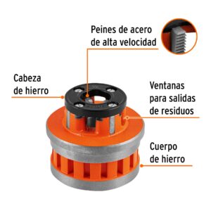 Dado de 1/2' para tarrajas T-852X, TRUPER EXPERT - Imagen 3