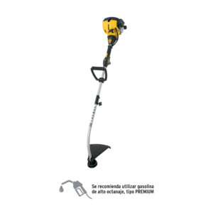 Alternative view of Desbrozadora a gasolina 25cc mango tipo 'D', 17'corte, curva