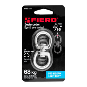 Destorcedor metálico de 3/16', FIERO - Imagen 6