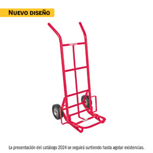 Diablo de carga de 100 kg, ruedas sólidas, balero sencillo