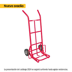 Alternative view of Diablo de carga de 200 kg, ruedas sólidas, balero sencillo