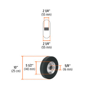 Diablo de carga de aluminio con base abatible 250 kg, TRUPER - Imagen 5